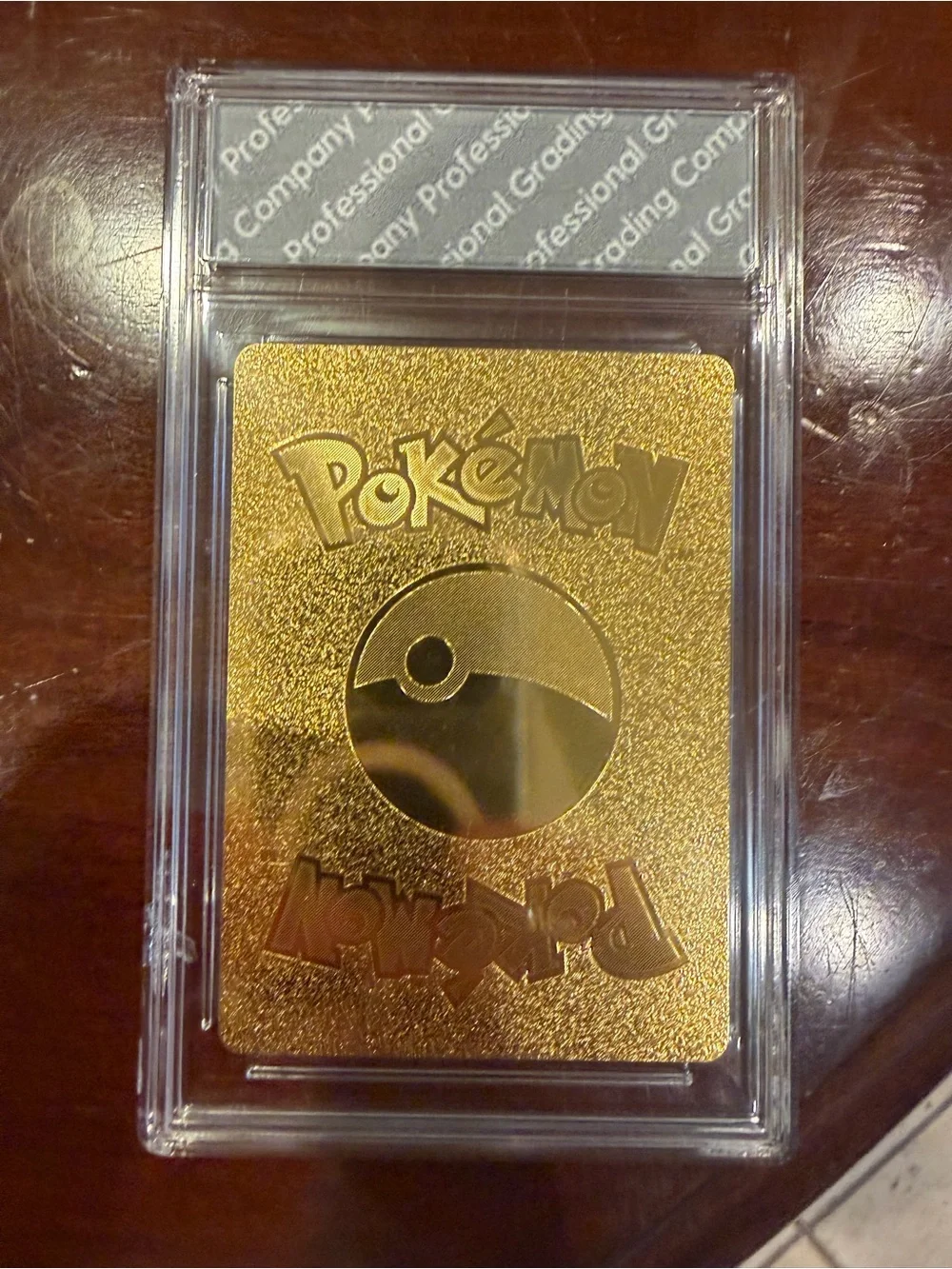 Pokemon Gold Foil Charizard VMAX Card - Gold & Purple GM 10